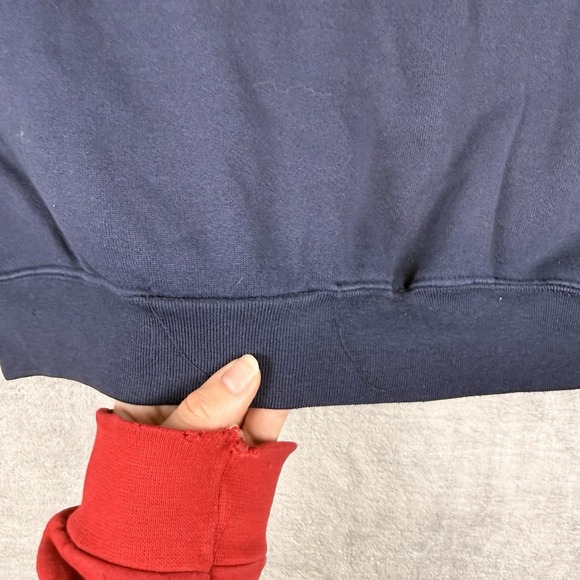 Puma Sweatshirt Mens XL Blue Vintage 90s Embroidered Logo Crewneck Grunge‎ - Picture 4 of 8